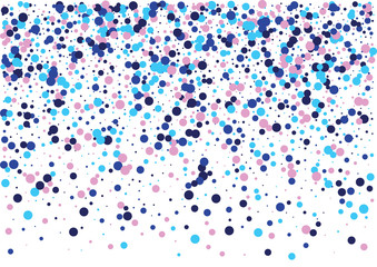 Festive color round confetti background. Abstract frame confetti texture for holiday, postcard, poster, website, carnivals, birthday and children's parties. Cover confetti mock-up. Wedding card layout