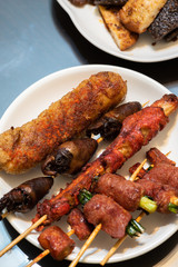 Taiwanese snacks of bbq