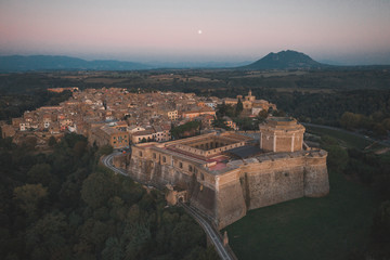 Aerial view of Castellano Village in Lazio