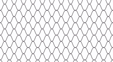 Fototapeta premium Outline net seamless pattern. Grid abstract vector illustration. Metal chain texture
