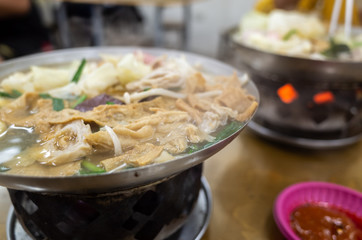 Pork Intestine Stinky Hot Pot