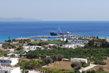 Fototapeta na wymiar Greece - Kos - Blick auf Kamari