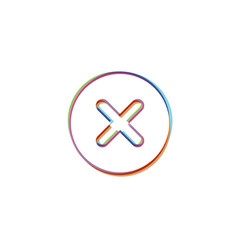 Obraz premium Close - App Icon