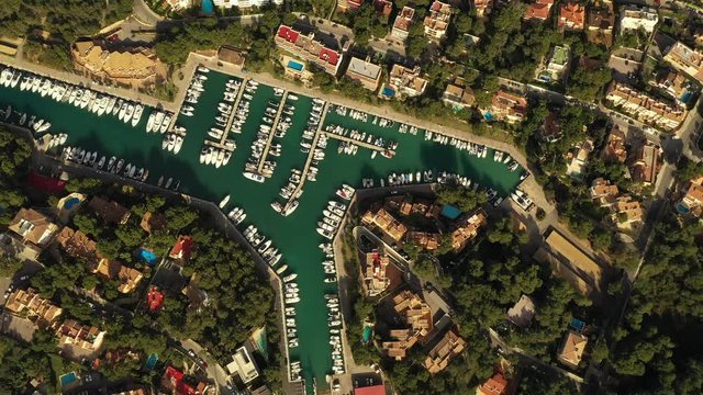 yacht port of Santa Ponsa, Majorca Spain