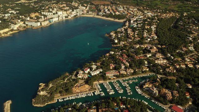 yacht port of Santa Ponsa, Majorca Spain