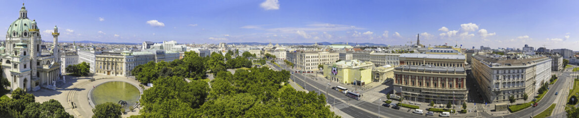 Obraz premium Wien, Karlskirche, Österreich