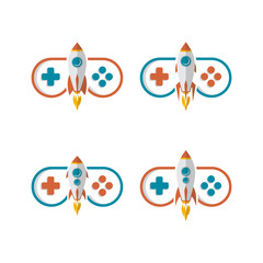 rocket game console turbo speed joystick controller