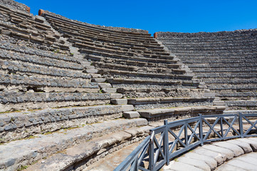 Pompeii, an ancient Roman city near modern Naples in the Campania region of Italy, that was buried...