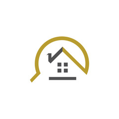 Property and Construction Logo Template vector symbol