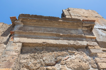 Pompeii, an ancient Roman city near modern Naples in the Campania region of Italy, that was buried...