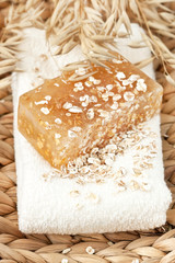 Aromatic spa set with soap