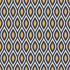 Abstract seamless pattern. Repeating smooth geometric tiles.