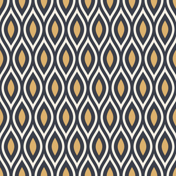 Abstract seamless pattern. Repeating smooth geometric tiles.