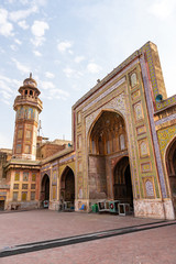 Fototapeta na wymiar Lahore Wazir Khan Mosque 226