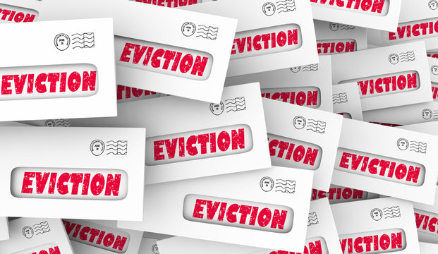 Eviction Notice Letter Envelope Final Warning Get Out 3d Animation