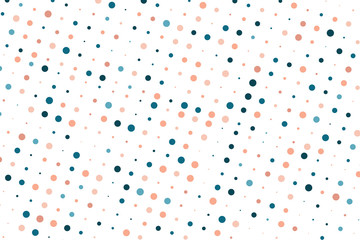 Seamless pattern, polka dot wallpaper.