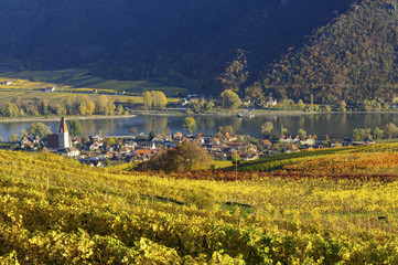 Weltkulturerbe Wachau im Herbst, Österreich, NIederösterreich,