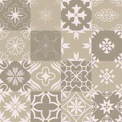 Seamless patterns set
