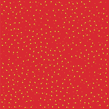 Strawberry jam texture seamless background drip. Fruit strawberry jam glossy pattern with seeds liquid