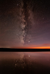 The Night Sky at a Northern California Beach