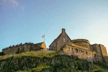 View with Edinburgh Castle from Scotland