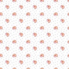Seamless pattern of watercolor sea shells on a white background. Use for invitations, birthdays, menus
