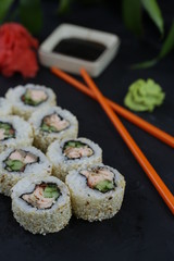 roll   Japanese food tasty healthy food 