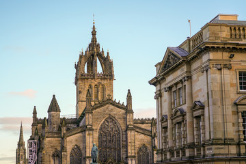 Fototapeta na wymiar Architectural details in Edinburgh city