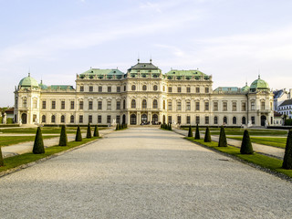 Fototapeta na wymiar Wien, Oberes Belvedere, Österreich, 3. Bezirk, Belvedere