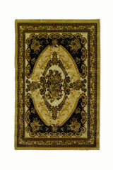 view on a Persian carpet with ornament