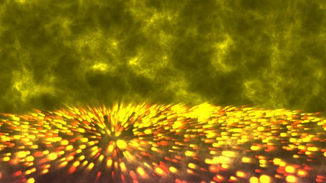 Abstract animation design for Large Hadron Collider particles explosion hi tech video projects. Abstract space universe galaxy motion graphic.