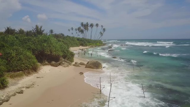 Aereal view of Sri Lanka, the old Ceylan