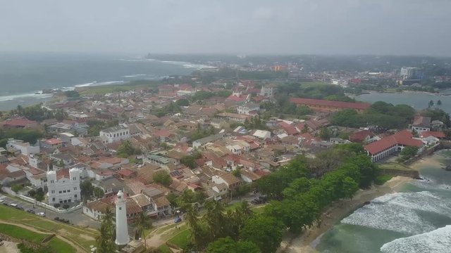 Aereal view of Sri Lanka, the old Ceylan