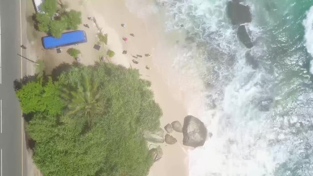 Aereal view of Sri Lanka, the old Ceylan