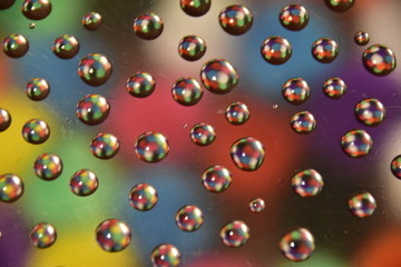 drops of water on a background