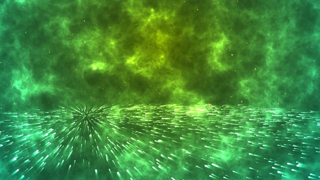 Abstract animation design for Large Hadron Collider particles explosion hi tech video projects. Abstract space universe galaxy motion graphic.