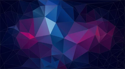 Poster Abstract horizontal triangle background for your design - Vector © igor_shmel