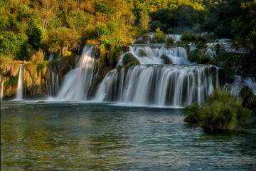 Croatia, Krka national park, and waterfalls 