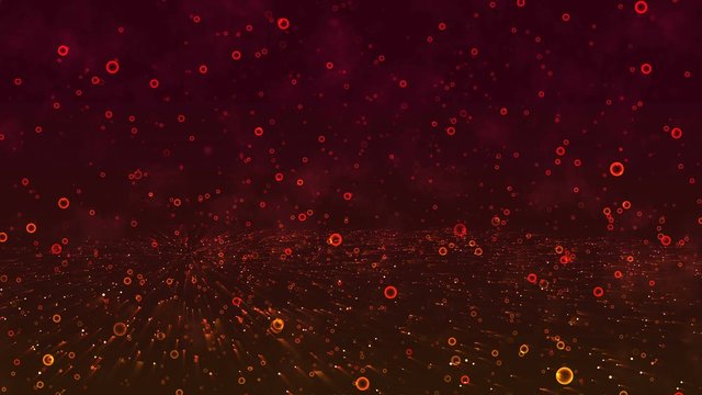Abstract animation design for Large Hadron Collider particles explosion hi tech video projects. Abstract space universe galaxy motion graphic.