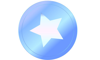 ice star coin money Münze