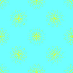 seamless pattern with flowers