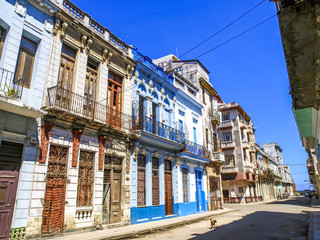 Fototapeta premium Havana Vieja, stare miasto, Kuba, Hawana