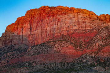 Zion National Park Red Rock Sunset