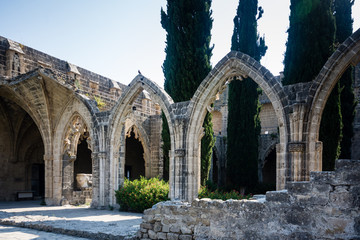 Fototapeta premium North Cyprus Bellapais Abbey Gothic architecture