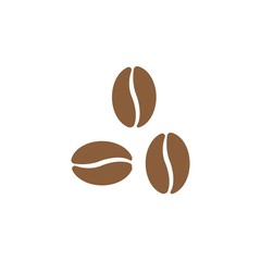coffee beans template vector icon illustration