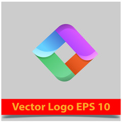 Abstract, modern letter decorative font with gradient and solid. Decorative monogram alphabet