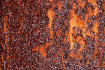 Rusty old metal plate background