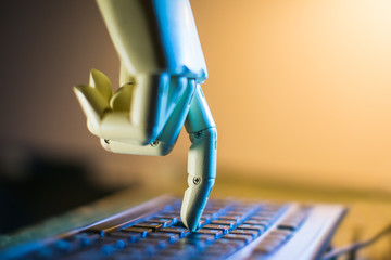 robotic hand using a computer keyboard