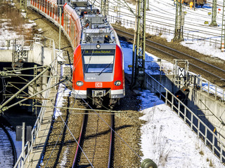 München, Bahnanlage Nähe Hauptbahnhof