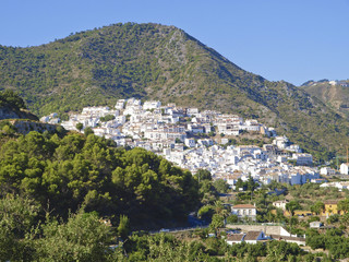 Fototapeta na wymiar Weisses Dorf Ojen, Spanien, Andalusien, Ojen